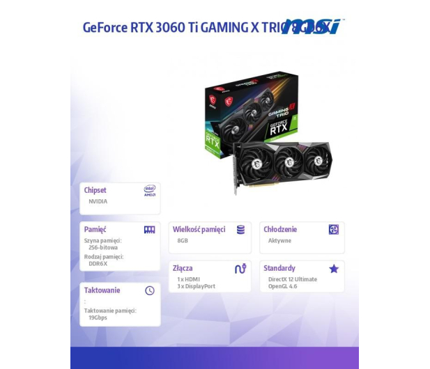 MSI GeForce RTX 3060 Ti GAMING X TRIO 8GB GDDR6X - 1121251 - zdjęcie 8